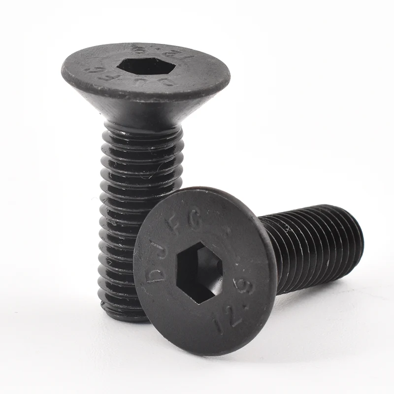 Black Oxide Hex Socket Countersunk Head Cap Screws Black Oxide Hex Socket Countersunk Head Cap Screws